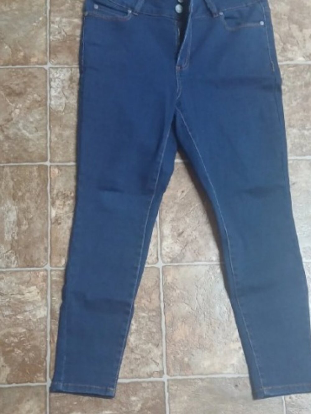 Stretchy Women's Dark Blue Jeggings